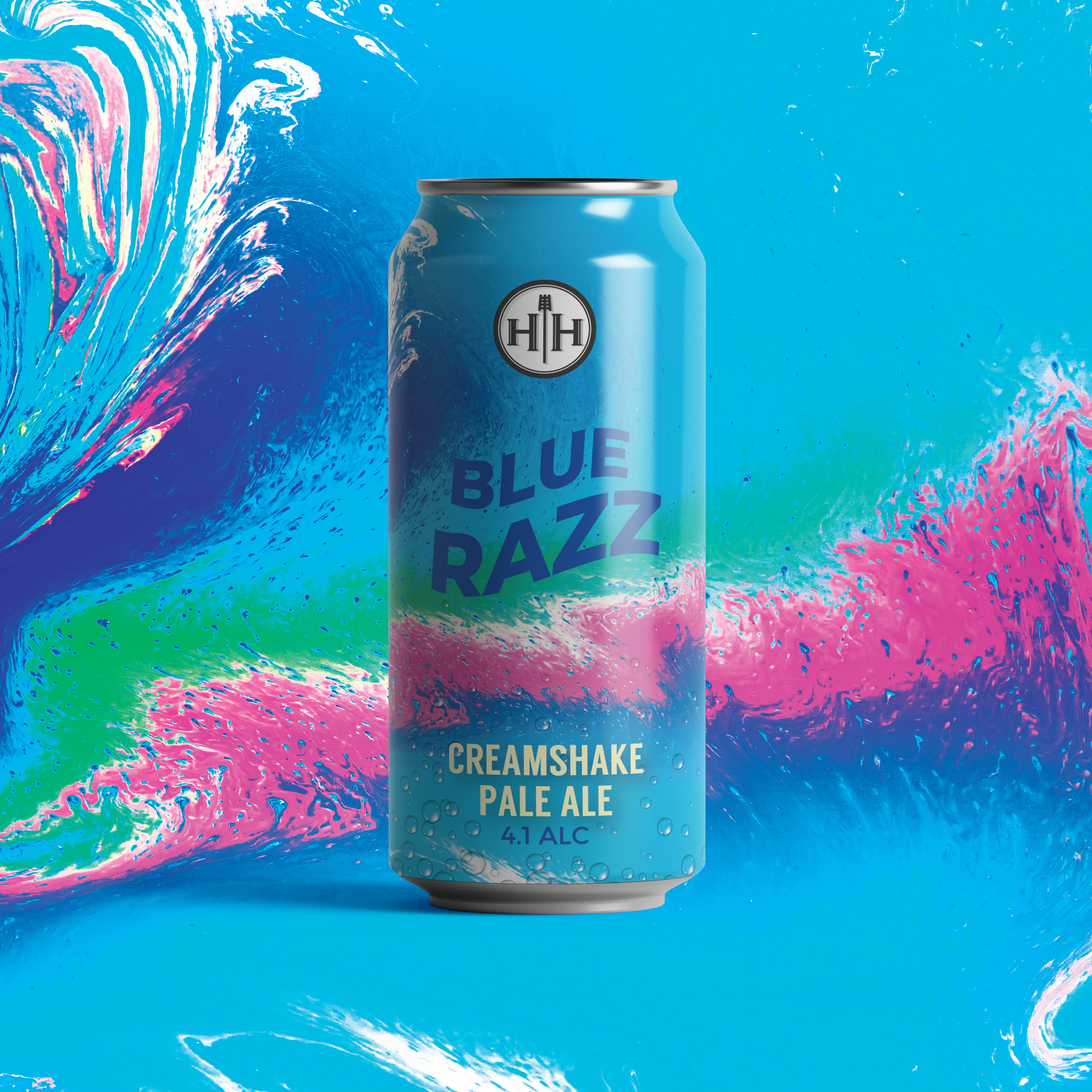 BLUE RAZZ - BLUE RASPBERRY CREAMSHAKE PALE ALE - 4.1% ABV