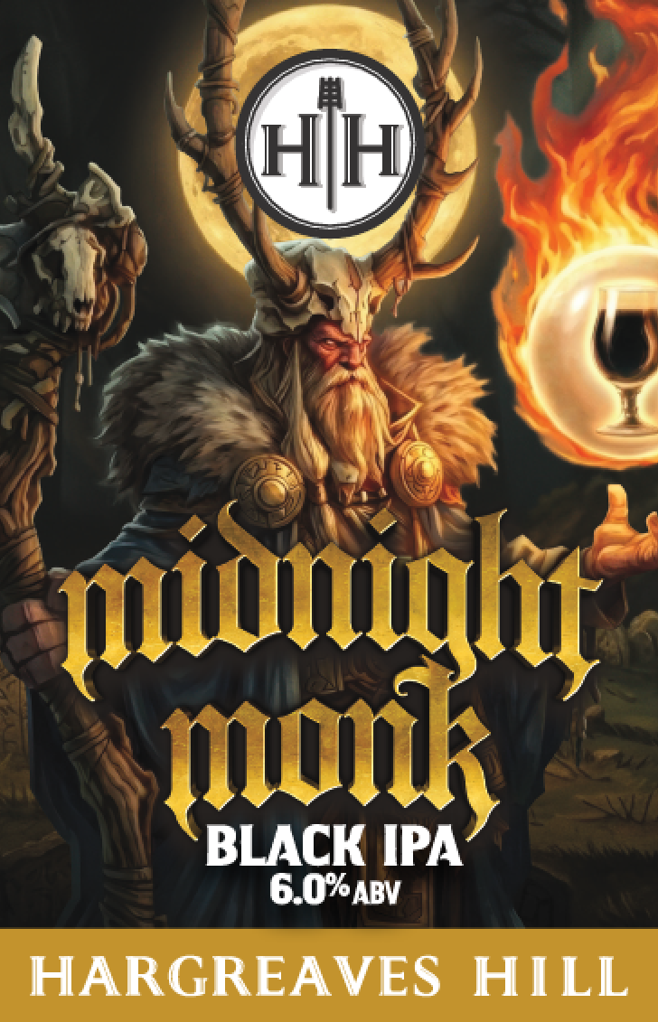 Midnight Monk (Audacious Monk/Hargreaves Hill Collab) - Black IPA - 6.0% ABV